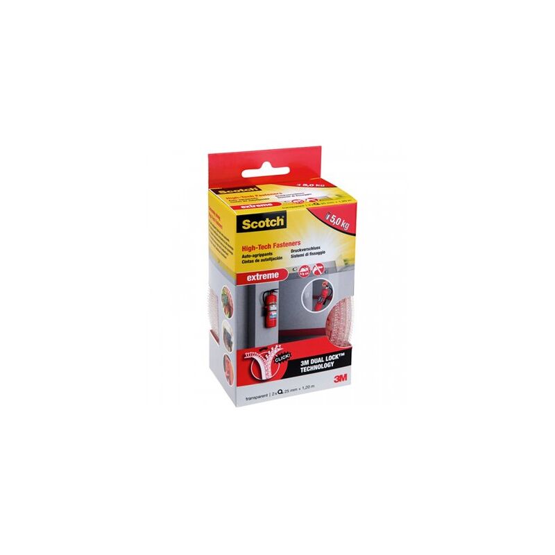 foto del prodotto riposizionabile e autochiudente trasparente. 2 rotoli 25mm x1.2m rf6740 3m