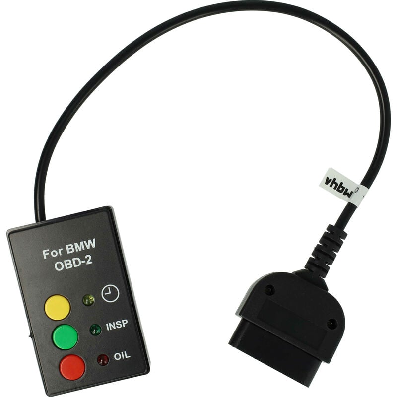 foto del prodotto ripristinatore servizio obd2 compatibile con bmw dall anno di prod. 2001 senza can bus i drive serie 7 reset manutenzione ispezione olio, nero