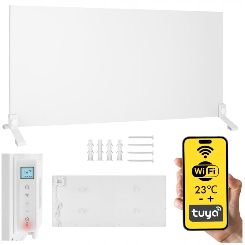 foto del prodotto riscaldatore a infrarossi riscaldatore ir milano 700w wifi gambe