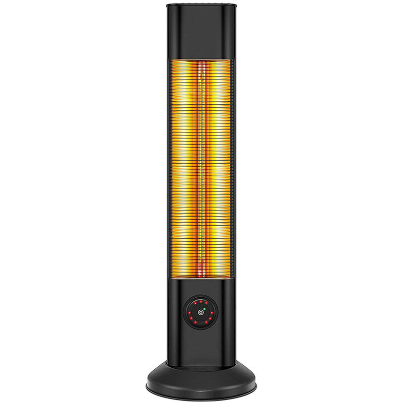 foto del prodotto riscaldatore alogeno 2000w con telecomando purline heaty ex2000 ca