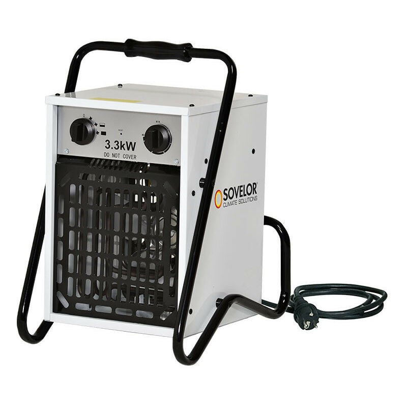 foto del prodotto riscaldatore elettrico portatile ad aria forzata 3.3kw b33 sovelor