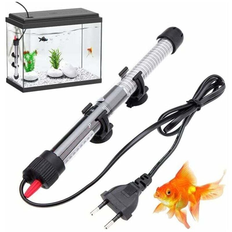 foto del prodotto riscaldatore per acquari, riscaldatore a immersione da 300 w, riscaldatore per acquari con ventosa, riscaldatore a immersione regolabile,