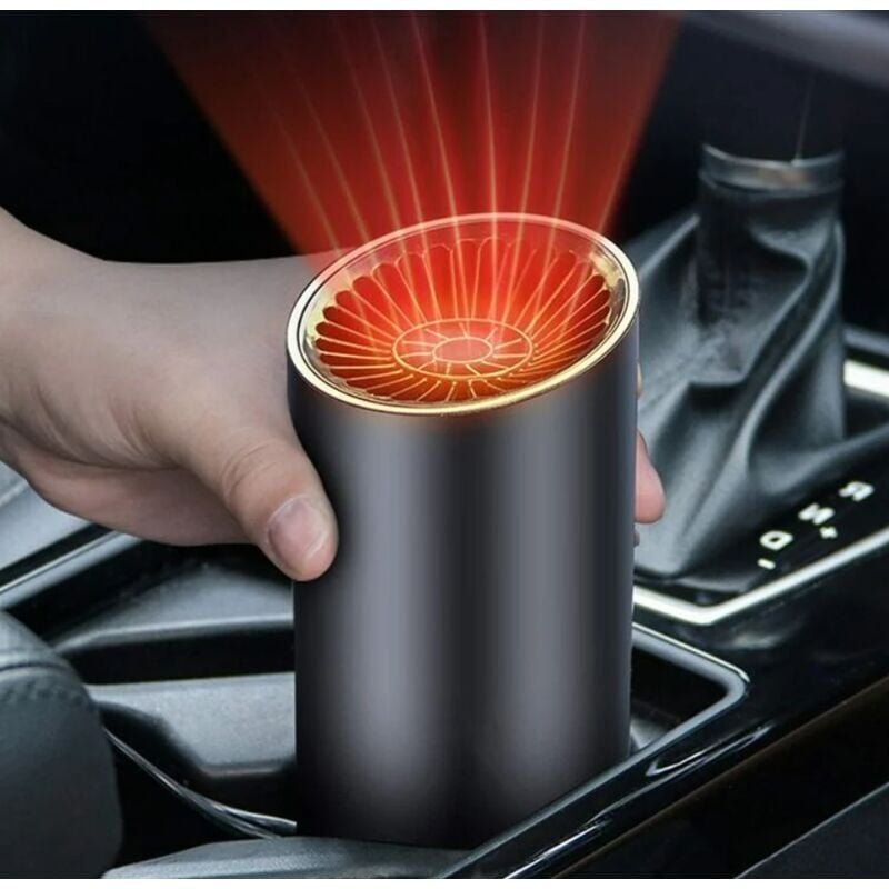 foto del prodotto riscaldatore per auto da 12 v, riscaldamento e raffreddamento portatile per auto 2 in 1, sbrinatore per parabrezza a riscaldamento rapido da 12 v e