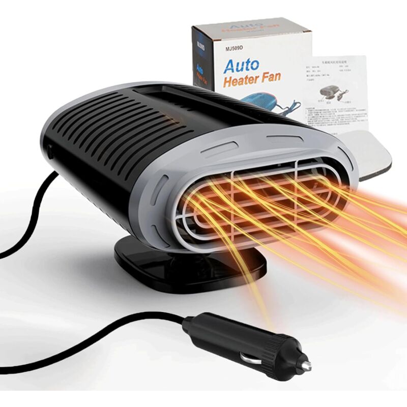 foto del prodotto riscaldatore per auto portatile 12v 150w riscaldatore per auto portatile 2 in 1 riscaldatore antiappannante per auto con funzione di riscaldamento e raffreddamento con presa accendisigari