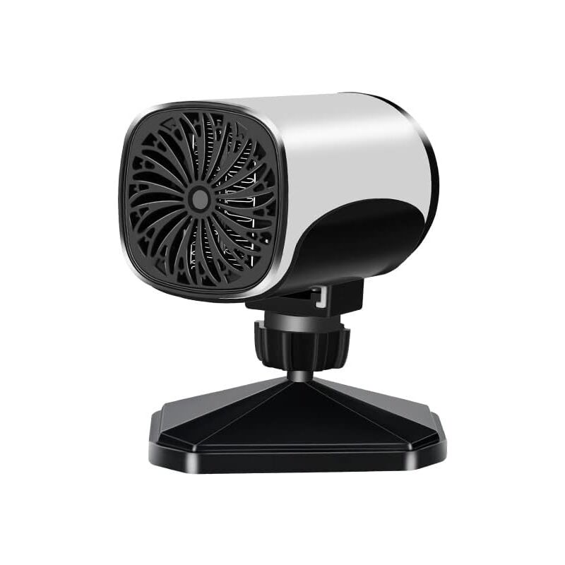 foto del prodotto riscaldatore per auto, riscaldatore d'aria per auto 12 24v 150w ventola di sbrinamento automatico portatile sbrinatore automatico con rotazione a
