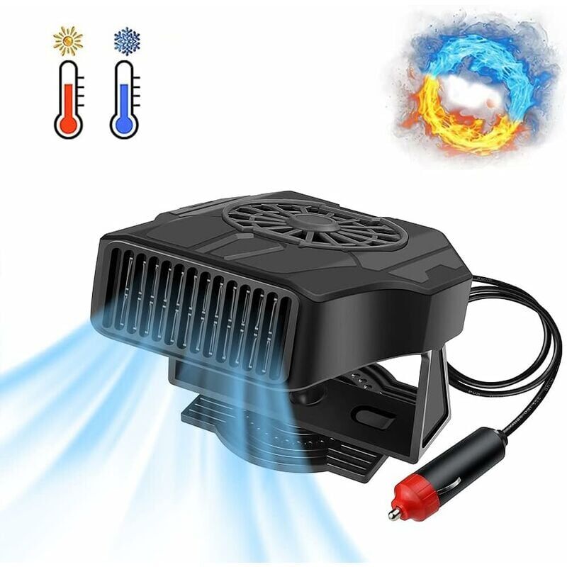 foto del prodotto riscaldatore per cabina auto, ventilatore per riscaldamento auto, funzione di riscaldamento ventilatore 2 in 1