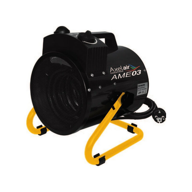 foto del prodotto riscaldatore per officina mobile 3000 w flusso 354 m3 h superficie trattata 30 m2 ventilatore ad elica mobilpro axelair