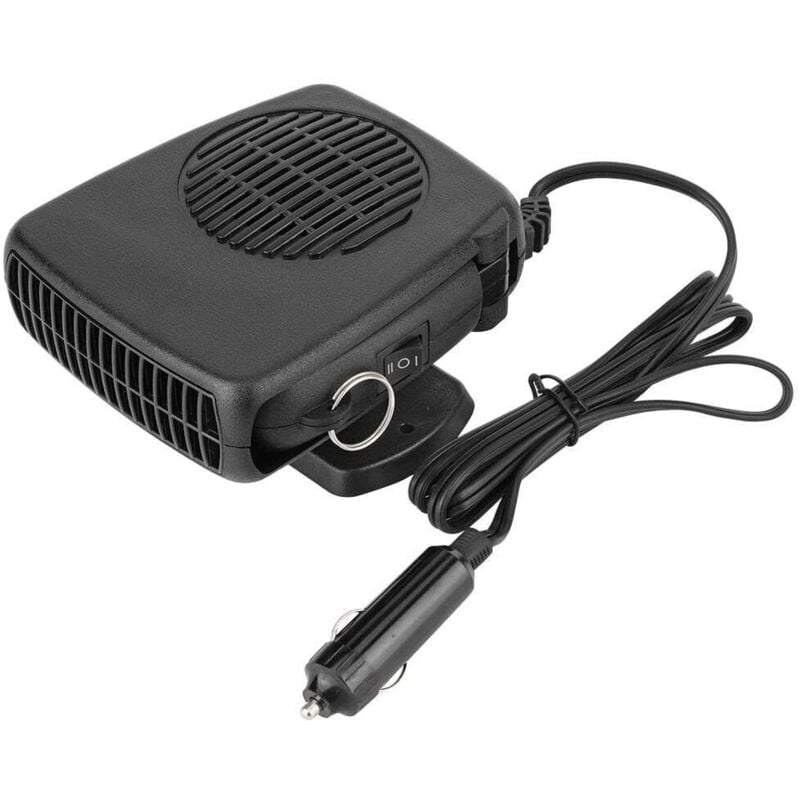 foto del prodotto riscaldatore portatile 12v sbrinatore, 12v 150w ventilatore in ceramica per auto sbrinatore scaricatore riscaldamento 2 in 1 riscaldatore in ceramica