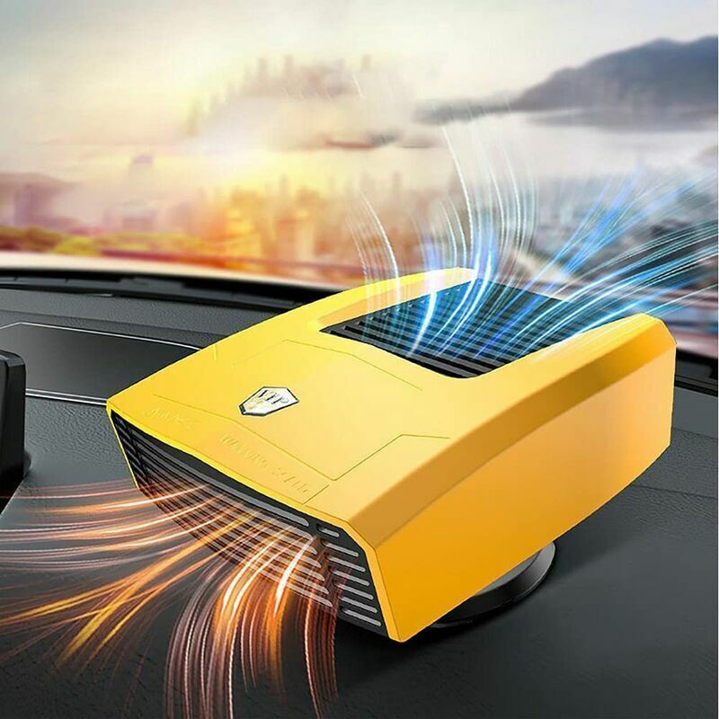 foto del prodotto riscaldatore portatile per auto, 12v 180w abs riscaldatore portatile per auto raffreddamento automatico demister defogger sbrinamento rapido