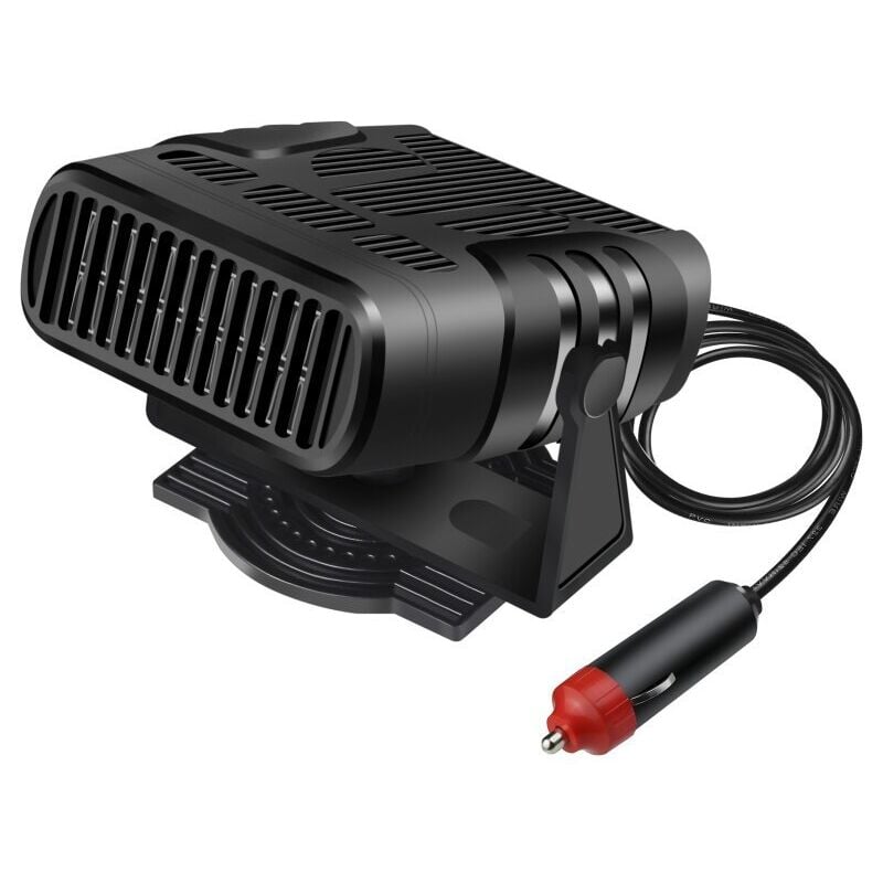foto del prodotto riscaldatore portatile per auto da 24 v e 200 w, riscaldamento rapido, sbrinatore per auto, accendisigari a basso rumore, rotazione a 360 gradi,