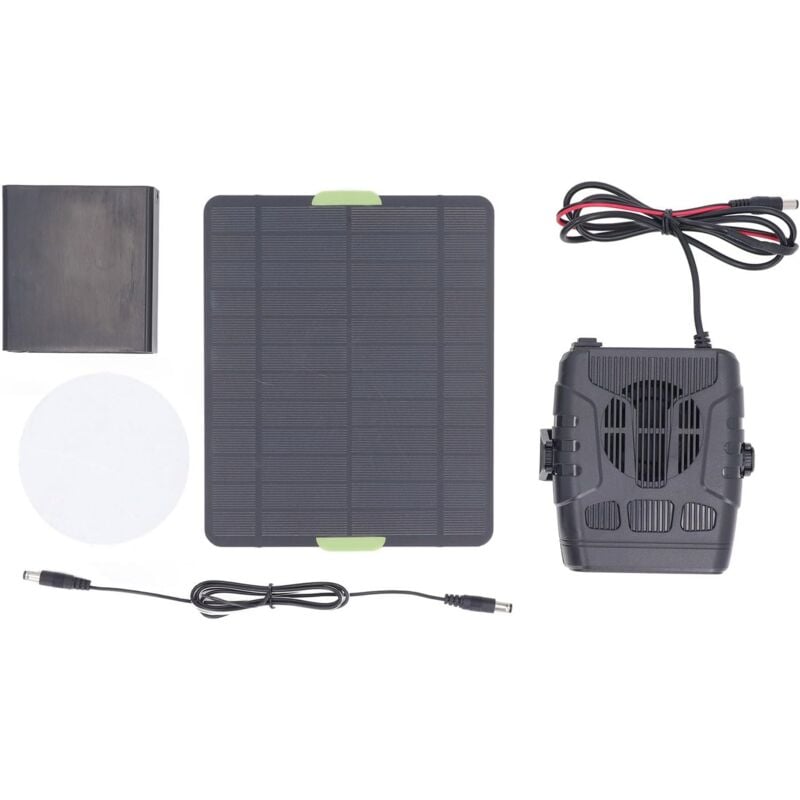 foto del prodotto riscaldatore portatile per auto ej.life 12v 50w, pannello solare, sbrinatore multifunzionale ed efficiente per animali domestici, auto, camper in