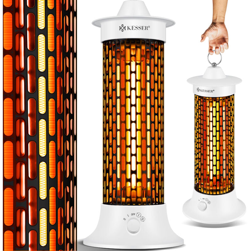 foto del prodotto riscaldatore radiante a infrarossi a libera installazione riscaldatore radiante da 1200w riscaldamento interno ad alta efficienza con oscillazione a