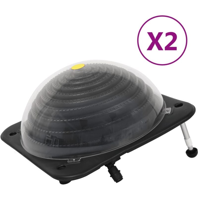 foto del prodotto riscaldatori solari per piscina 2 pz 75x75x36 cm hdpe alluminio vidaxl