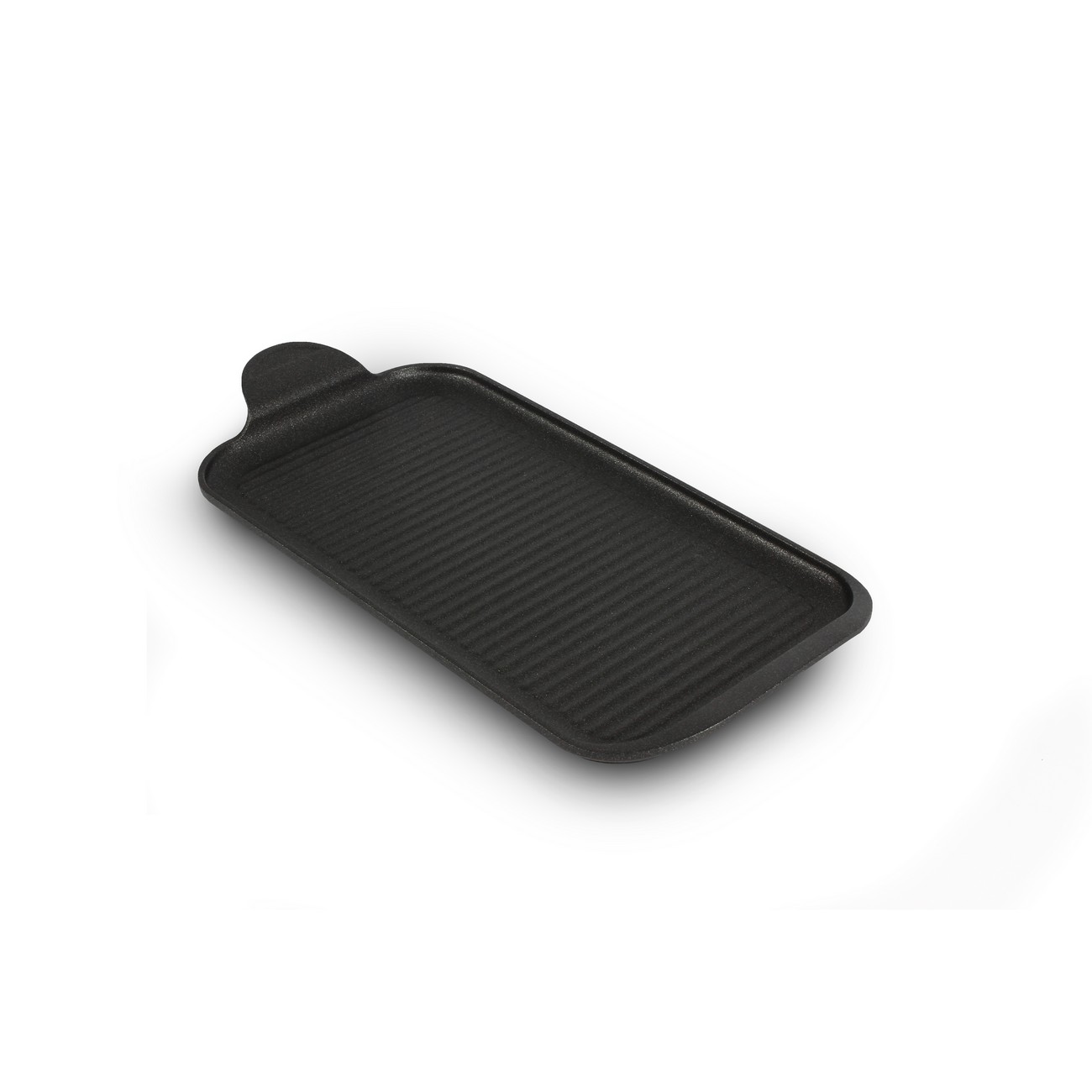 foto del prodotto risoli piastra finger grill bbq, alluminio pressofuso, nero, 32x16x2 cm