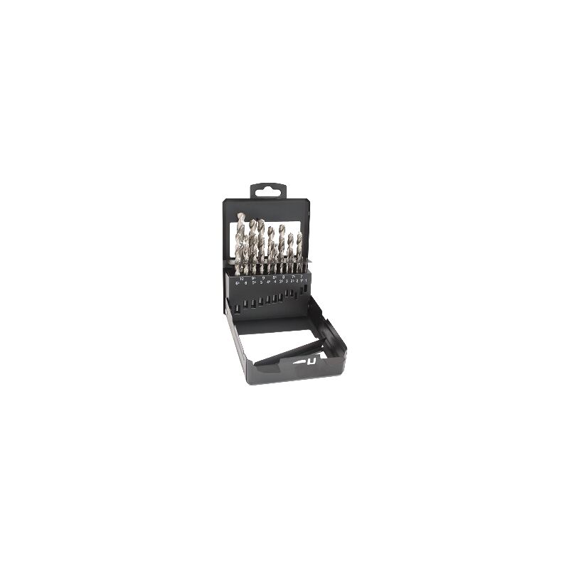 foto del prodotto riss scatola di metallo con 19 punte hss cobalto 5 da 1 a 10 x 0,5 mm co19v3075ac