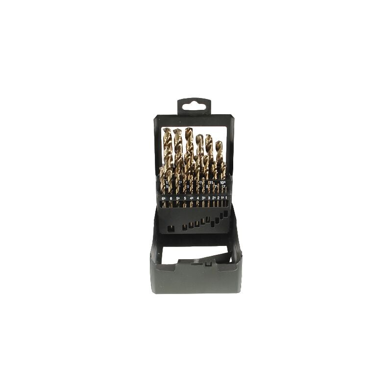 foto del prodotto riss scatola in metallo da 25 punte hss cobalto 5 da 1 a 13 mm x 0,5 mm co25v3075ac