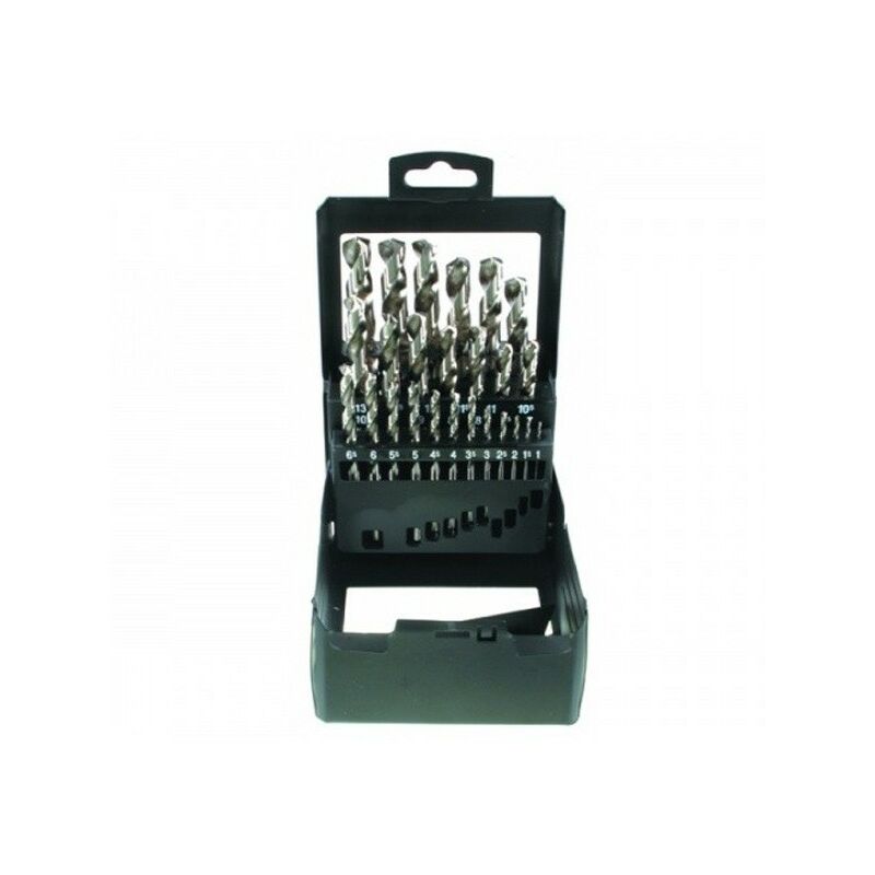 foto del prodotto riss set di 25 punte hss n 2 tecn x autocentranti intensive da 1 a 13 mm per 0,5 mm c025v3085.ac
