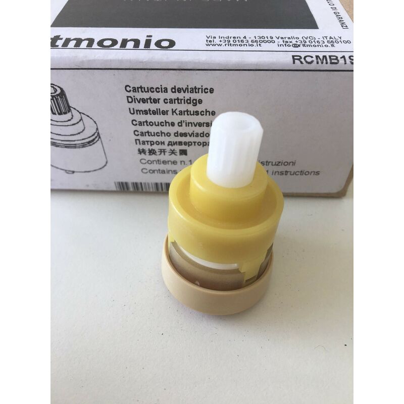 foto del prodotto ritmonio cartuccia deviatrice ricambio per rubinetti rcmb199 cartuccia