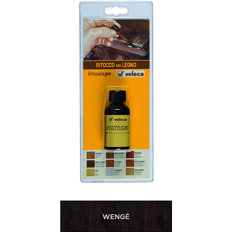 foto del prodotto ritoccolegno semi coprente per graffi e scalfitture 25 ml veleca wenge