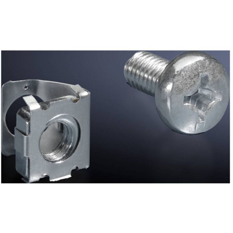 foto del prodotto rittal dk 7000.990 dado a gabbia con vite acciaio 50 pz.