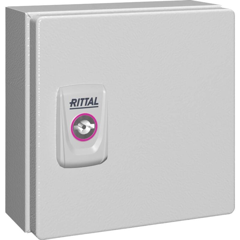 foto del prodotto rittal kx 1551.000 contenitore da installazione, contenitore da parete 150 x 150 x 80 lamiera d acciaio grigio ral 703