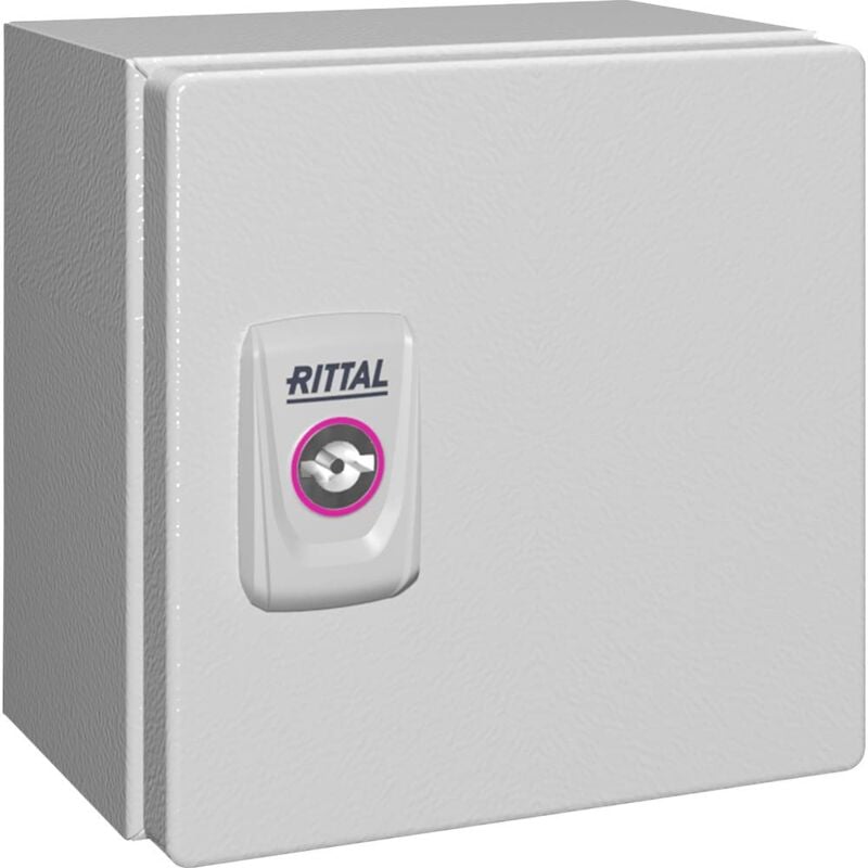 foto del prodotto rittal kx 1553.000 contenitore da installazione, contenitore da parete 150 x 150 x 120 lamiera d acciaio grigio ral 70