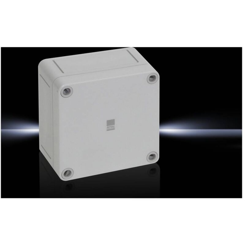 foto del prodotto rittal pk 9504.000 contenitore da installazione 94 x 94 x 57 policarbonato grigio ral 7035 1 pz.