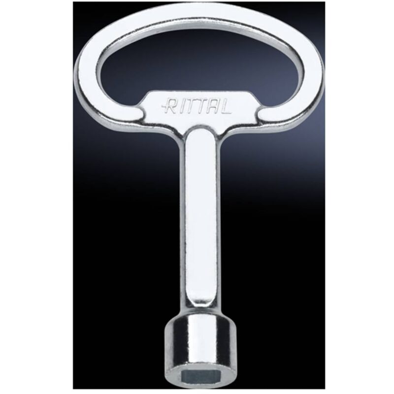 foto del prodotto rittal sz 2548.000 chiave per armadi di comando 8 mm quadrato acciaio 1 pz.