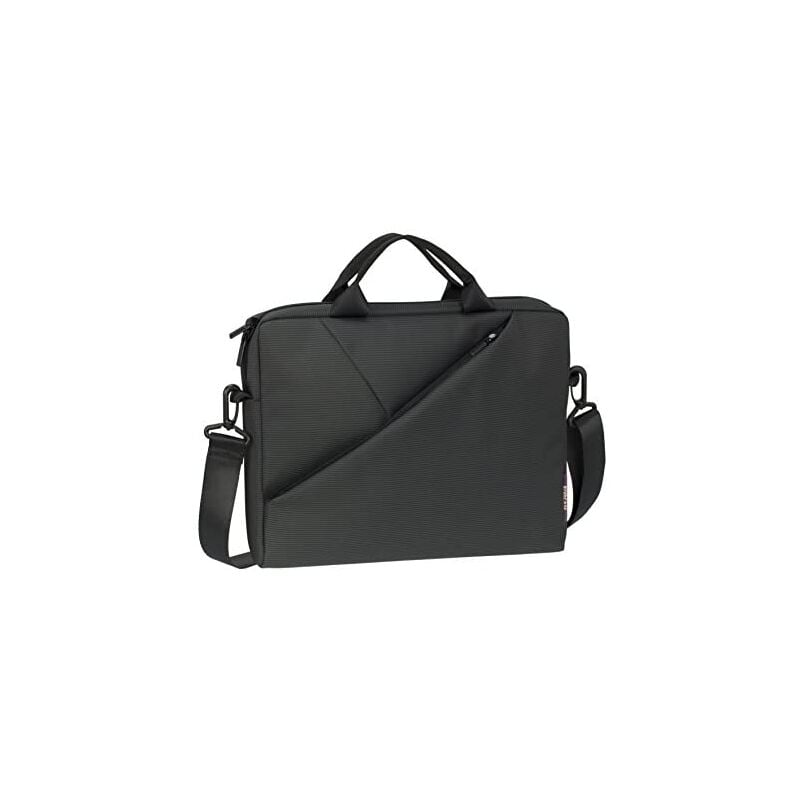 foto del prodotto rivacase 8730 laptop cases 39.6 cm 15.6 black shoulder bag case borsa a tracolla, 39.6 cm 15.6 , tracolla, 483 g, nero 