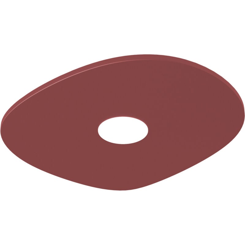 foto del prodotto river free plafoniera, 1x gx53, max 8w, metallo, rosso cowhide, 20x23cm - lumicom