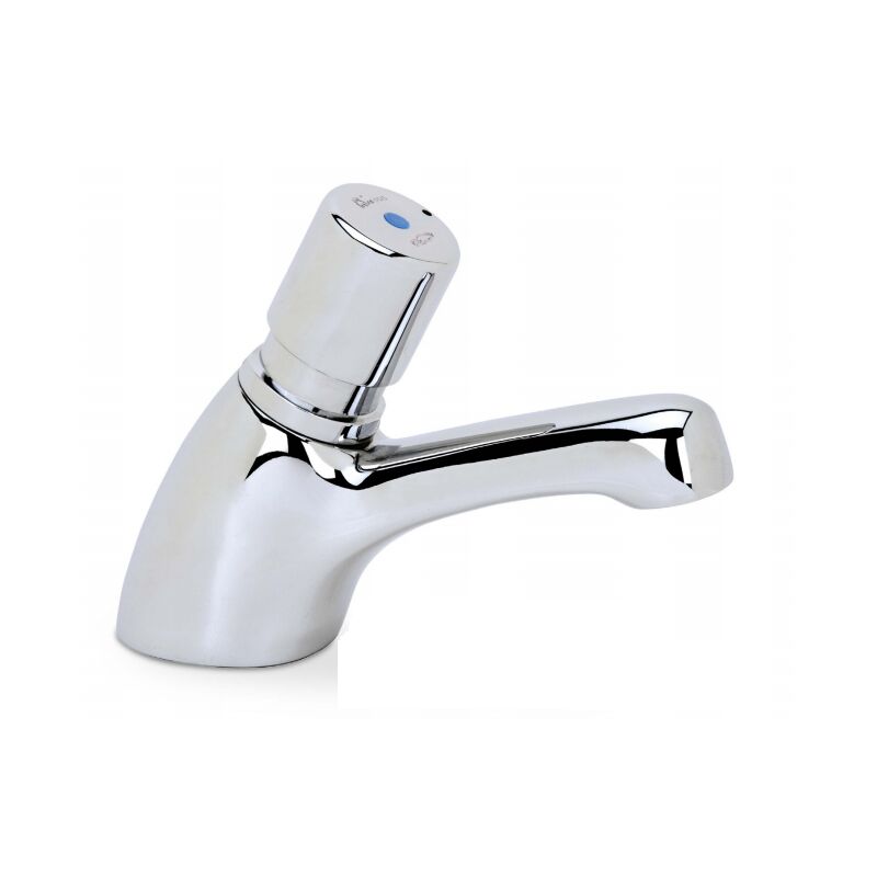 foto del prodotto river rubinetto temporizzato per lavabo 115x110 mm in ottone cromato