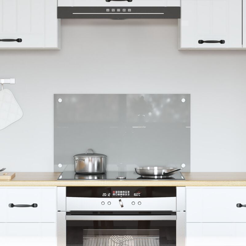 foto del prodotto rivestimento da cucina grigio chiaro 70 x 40 x 0.6 cm vidaxl