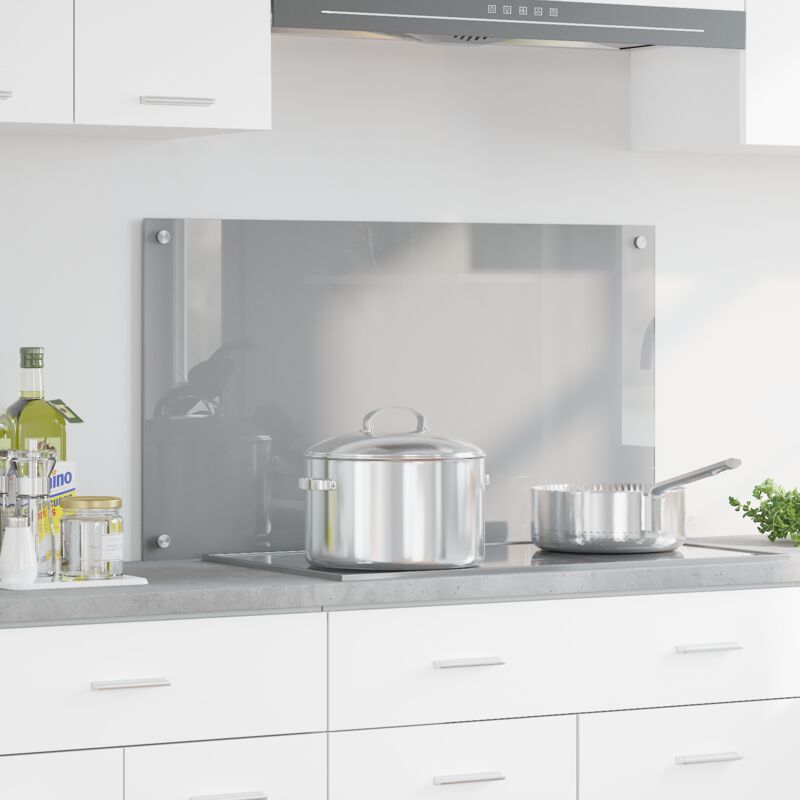 foto del prodotto rivestimento da cucina grigio chiaro 90 x 50 x 0.6 cm vidaxl