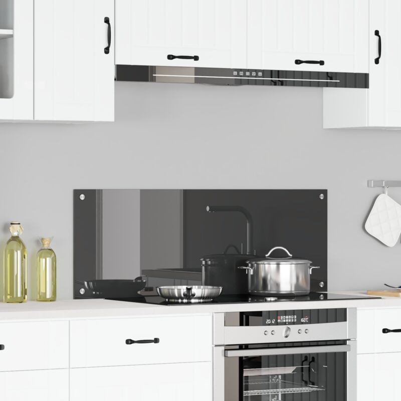 foto del prodotto rivestimento da cucina grigio scuro 110 x 40 x 0.6 cm vidaxl