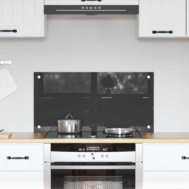 foto del prodotto rivestimento da cucina grigio scuro 80 x 40 x 0.6 cm - vidaxl