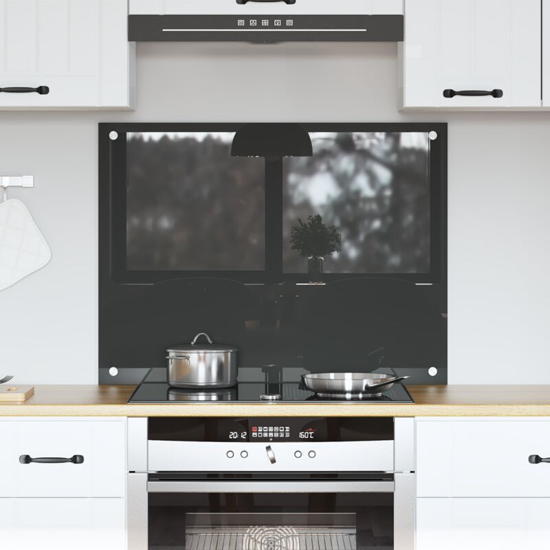 foto del prodotto rivestimento da cucina grigio scuro 80 x 60 x 0.6 cm vidaxl