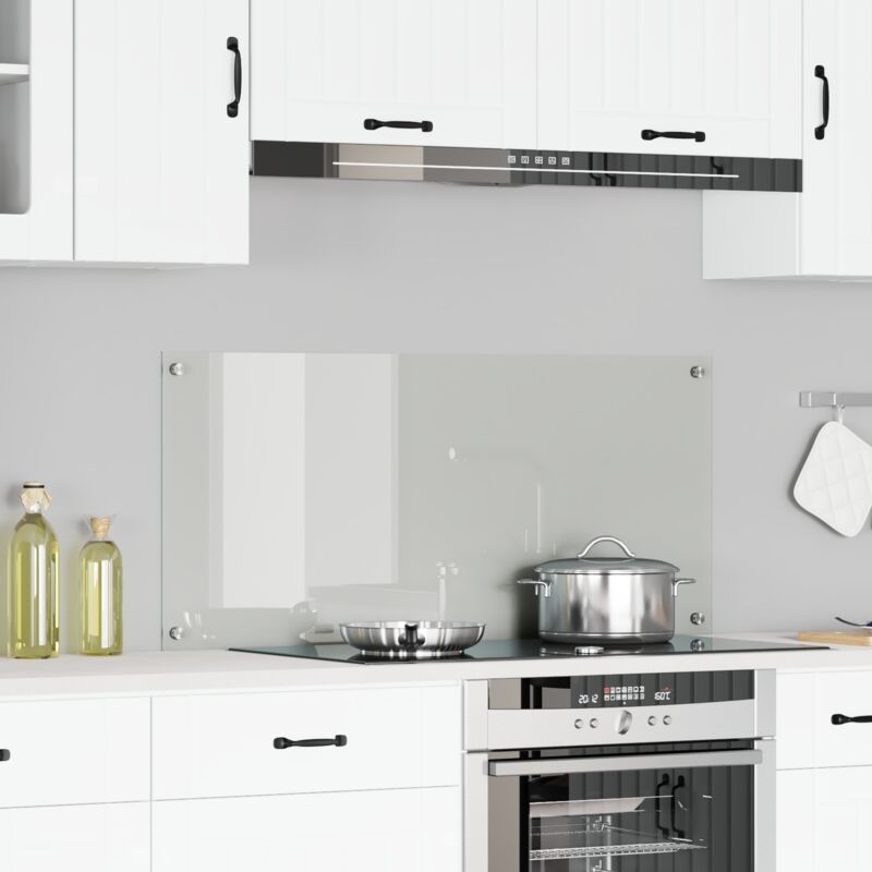 foto del prodotto rivestimento da cucina trasparente 110 x 50 x 0.6 cm vidaxl