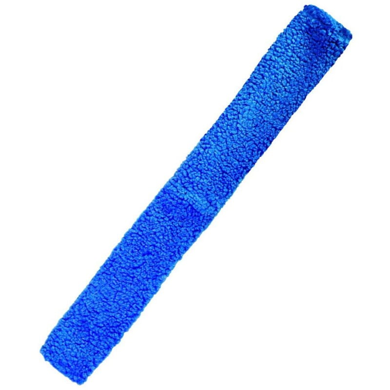 foto del prodotto rivestimento in agnello sintetico per sottopancia inglese 100 cm nero