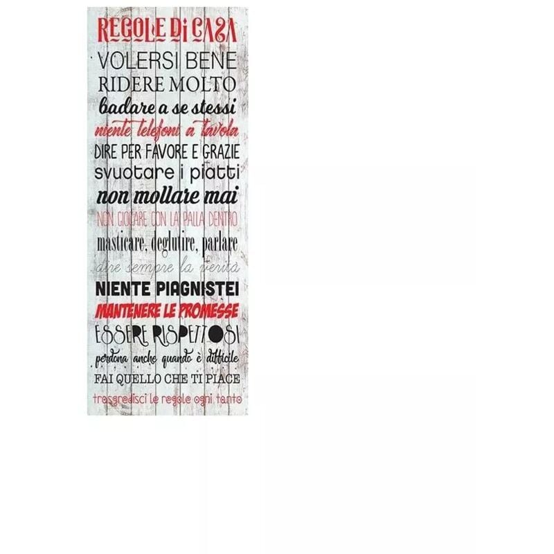 foto del prodotto rivestimento per porta regole di casa, 83x210 cm