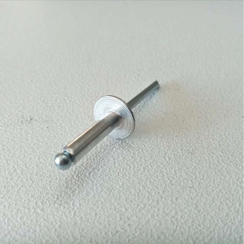 foto del prodotto rivetti alluminio acciaio 4,8x20mm 200pz testa larga modello a strappo