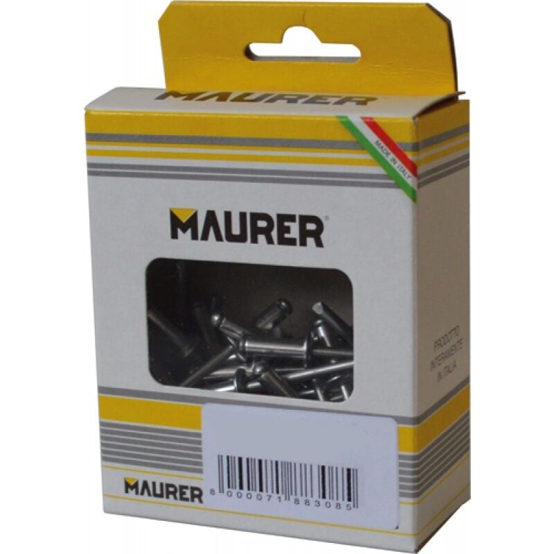 foto del prodotto rivetti in alluminio maurer 2,9x9 mm in blister cf. 75 pz