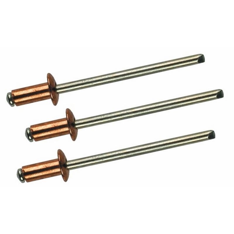 foto del prodotto rivetti rame maurer in blister 2,9x 9mm cf100pz