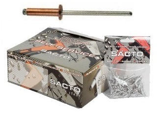 foto del prodotto rivetti rame sacchetto pz.100 3,4x 9
