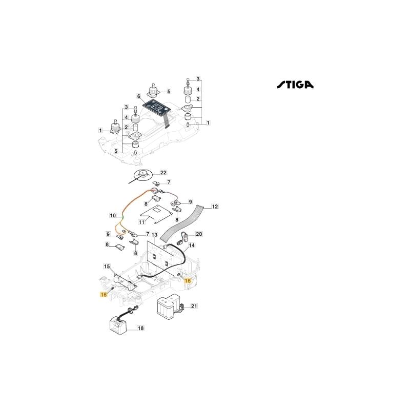 foto del prodotto rivetto a pressione robot rasaerba modelli a1000 originale stiga 118737223 0