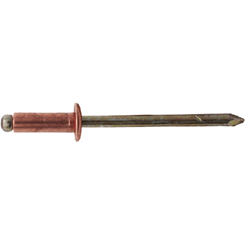 foto del prodotto rivetto a strappo rame 3,0 x 11 cf. 100 pz