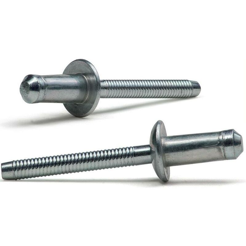 foto del prodotto rivetto hard lock mm. 6,4x12,5 acciaio