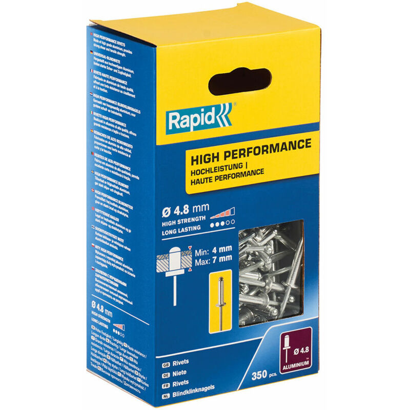 foto del prodotto rivetto rapid 5001435 4,8 x 10 mm