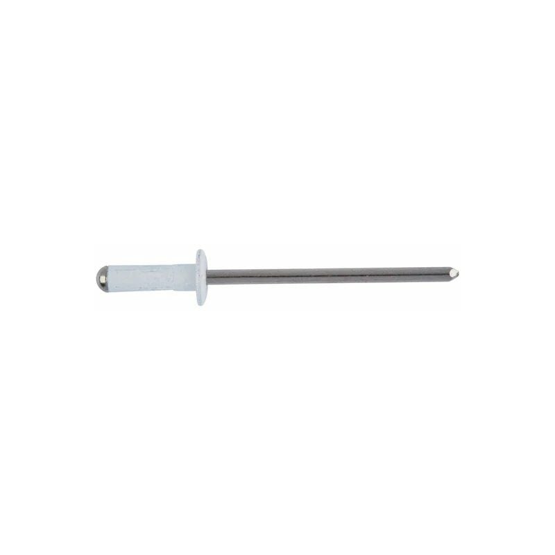 foto del prodotto rivetto rivetti in alluminio chiodo acciaio zincato testa bianca ral 9010 sacto