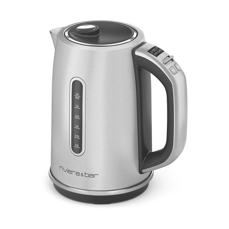 foto del prodotto riviera bar bollitore elettrico 1,8 l 2200 w nero e acciaio inossidabile bbt660