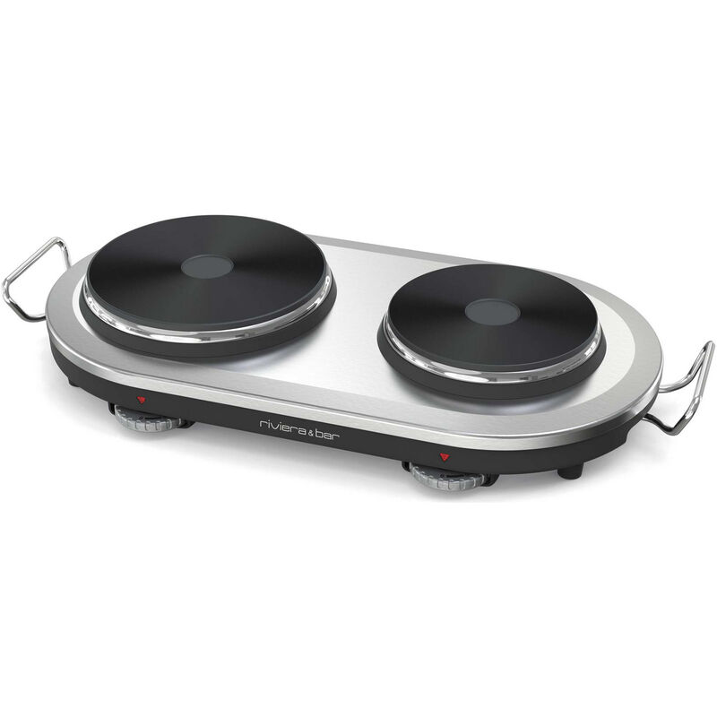 foto del prodotto riviera bar fornello elettrico 2 fuochi 2500w qre450